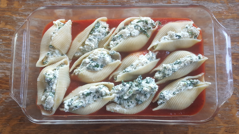 Naked shells pre-oven